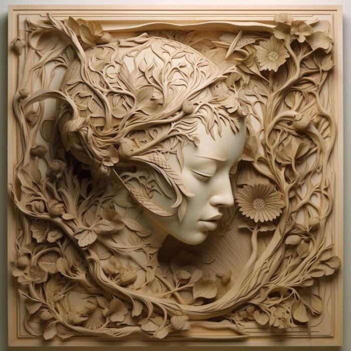 نموذج ثلاثي الأبعاد لآلة CNC 3D Art 